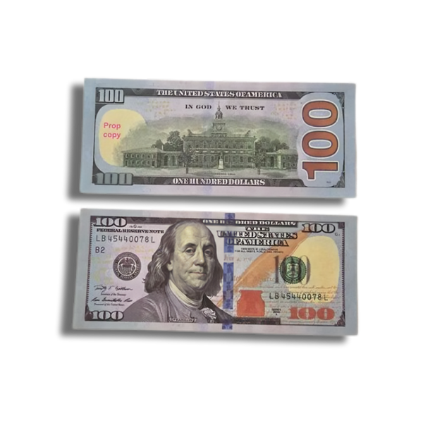 $100.00 Full Print Prop Money