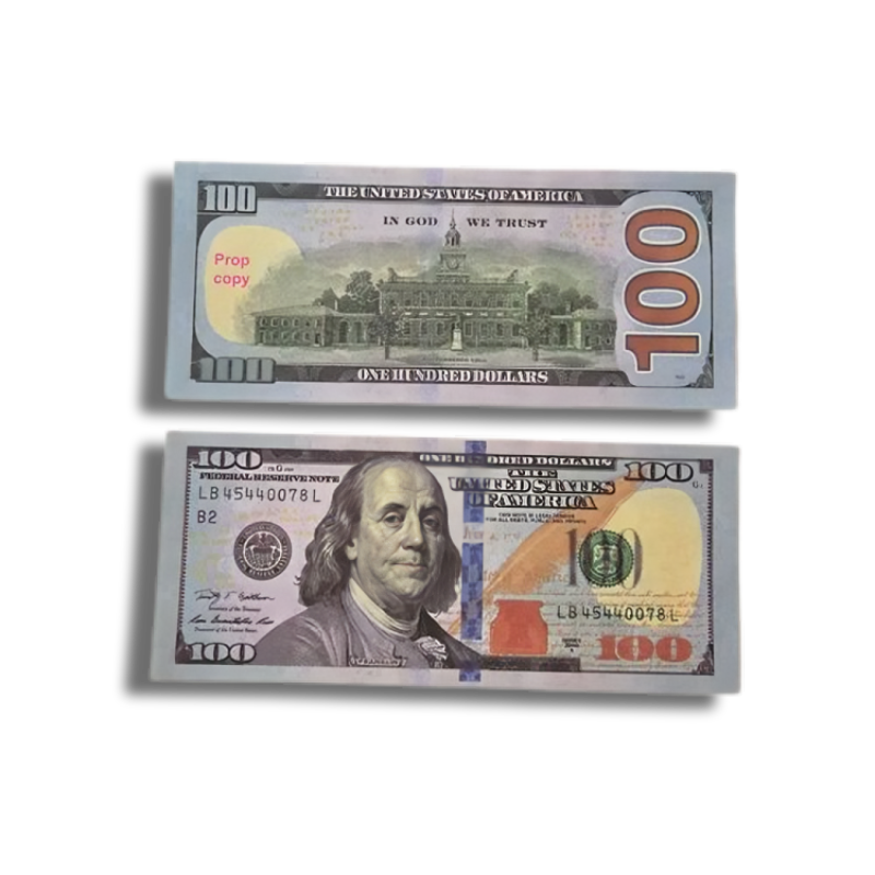 $100.00 Full Print Prop Money